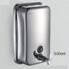 DISPENSADOR DE METAL PARA JABÓN LÍQUIDO 500 ML