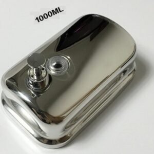 DISPENSADOR DE METAL PARA JABÓN LÍQUIDO 1000 ML