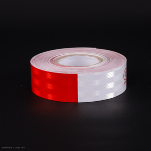 CINTA VEHICULAR REFLECTIVA ROJO CON BLANCO