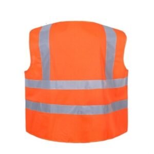 CHALECO ANARANJADO DE DOS BANDAS